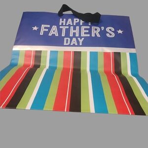 Hallmark Blue and Green Gift Wrap Bag